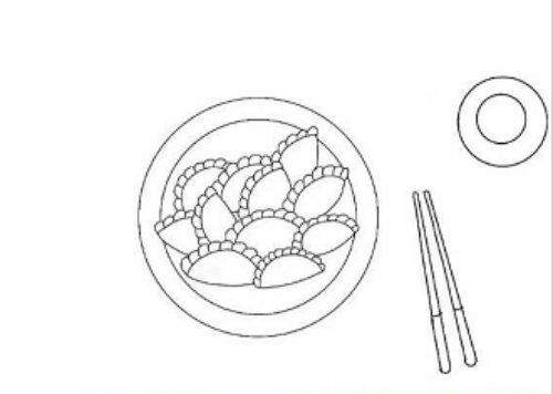 可爱儿童饺子简笔画怎么画 简单又漂亮饺子简笔画教学